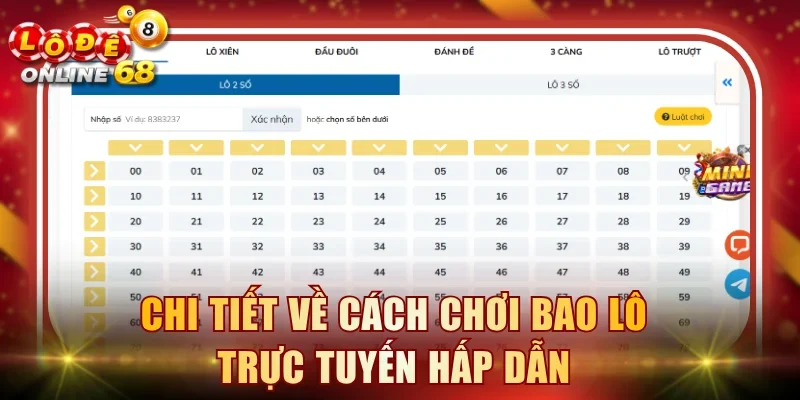Chi tiết về cách chơi bao lô trực tuyến hấp dẫn Chi tiết về cách chơi bao lô trực tuyến hấp dẫn