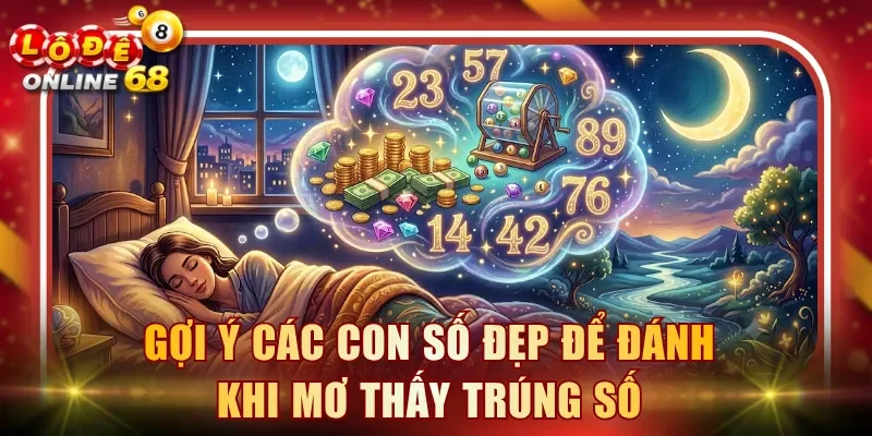 Gợi ý các con số đẹp để đánh khi mơ thấy trúng số