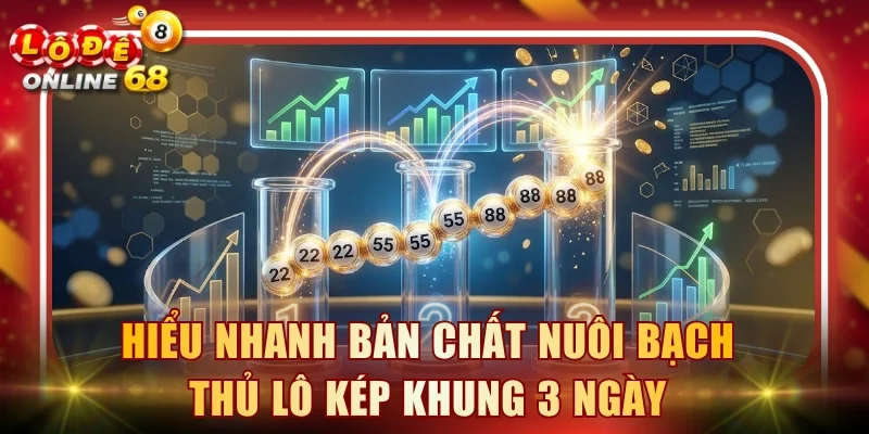 Hiểu nhanh bản chất nuôi bạch thủ lô kép khung 3 ngày