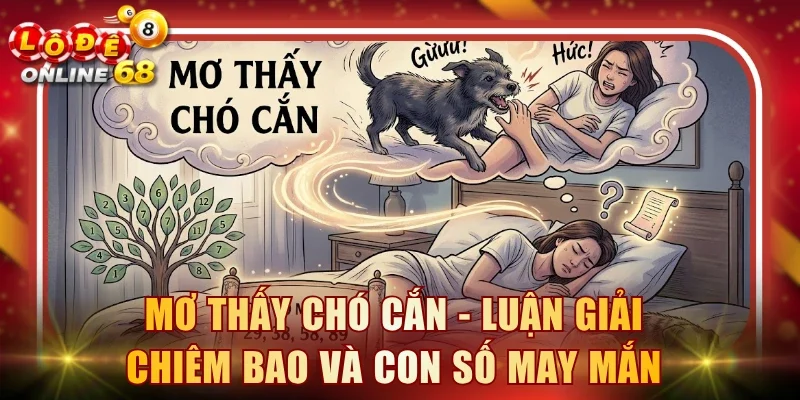 Mơ thấy chó cắn